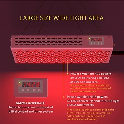 주문 1000W 주도하는 PDT 빛요법 기계 660nm 850nm 적신호 요법 기계 온라인 제품