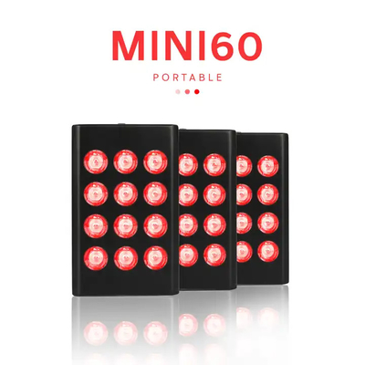 주문 60W 레드 라이트 테라피 패널 듀얼 코어 칩 850nm 660nm 휴대 장치 온라인 제품