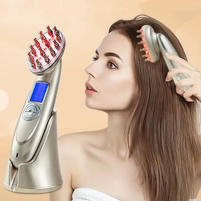 헤어 브러쉬 전기 레이저 헤어 성장 EMS Comb 적외선 마사지 Comb