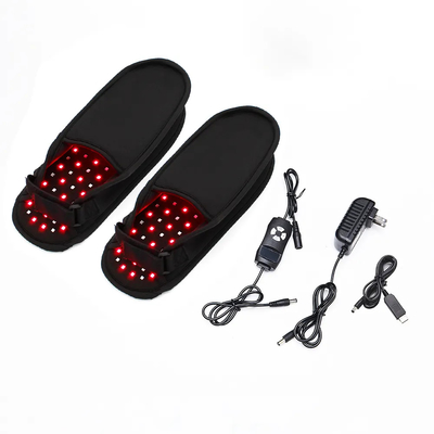 132 LEDS 신발 레드 라이트 테라피 신발 660nm 850nm 발 통증 완화